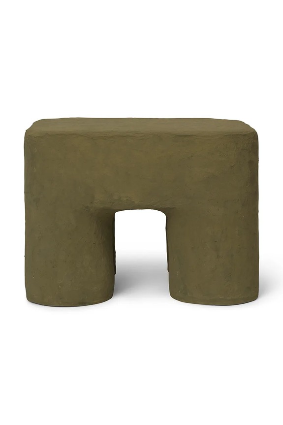 ferm LIVING stołek Podo Stool 1104268965 zielony AA00