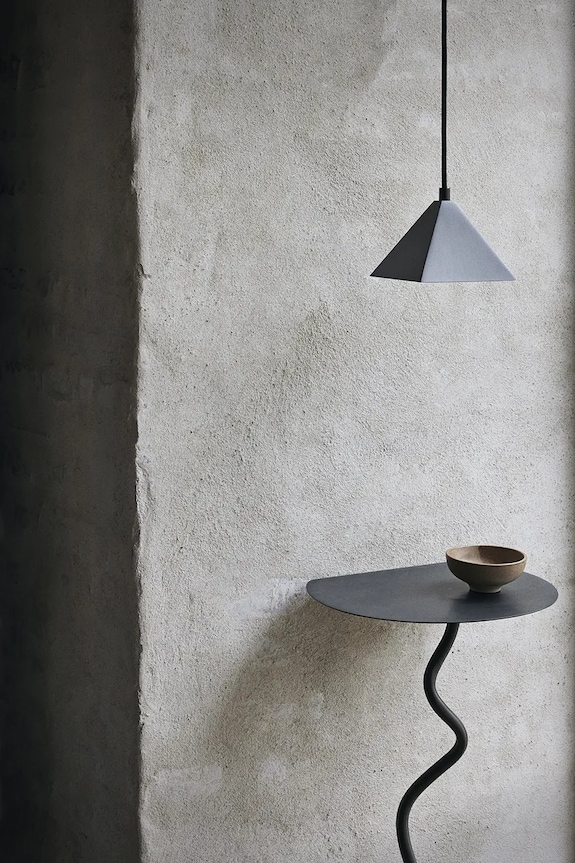 Nástenný stôl ferm LIVING Curvature čierna 1104267227