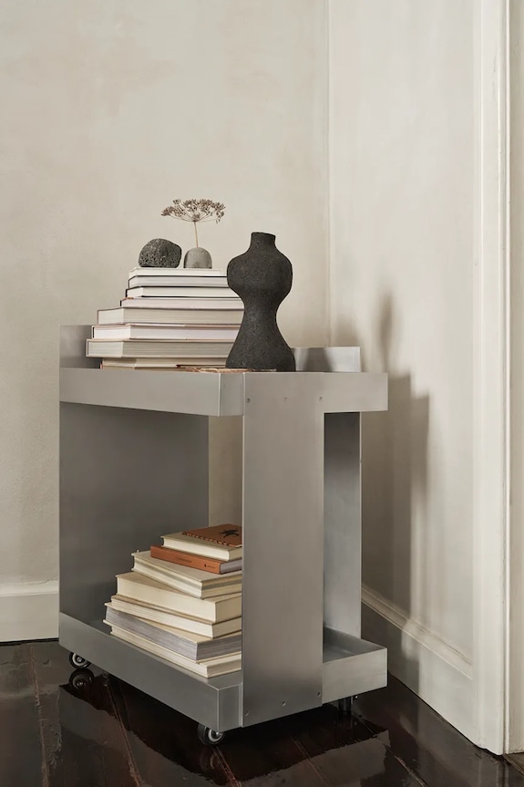 Σαλόνι και υπνοδωμάτιο Έπιπλο με τροχούς ferm LIVING Lager Trolley 1104268043 γκρί