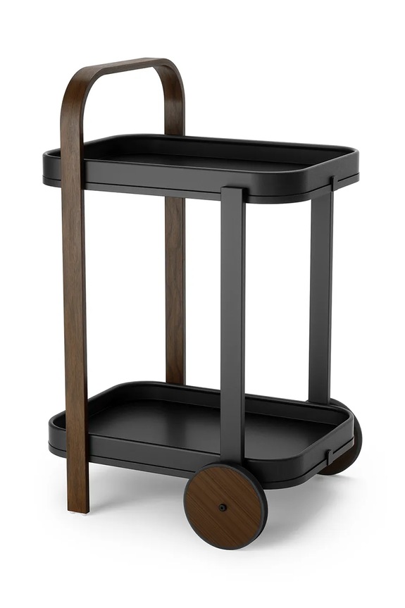 Umbra mobilă cu roți Bellwood 53 x 43 x 79 cm negru 1015392.048