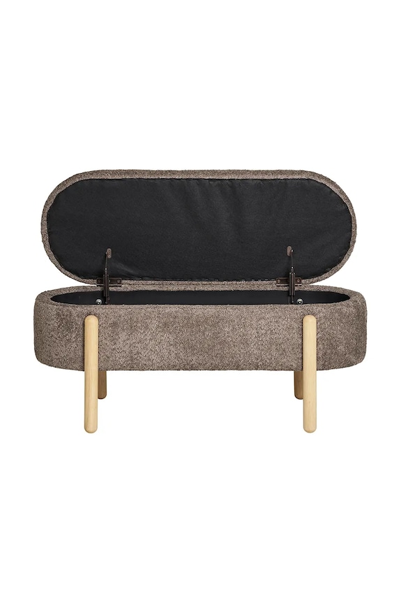 Πουφ με αποθηκευτικό χώρο House Nordic Branca 98 x 41 x 48 cm 1409001 μωβ AA00