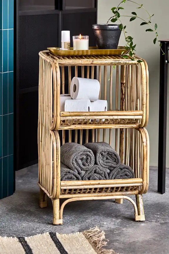 Dnevna soba in spalnica Mizica House Doctor HDShelf 42 x 71 x 40 cm 267660001 bež