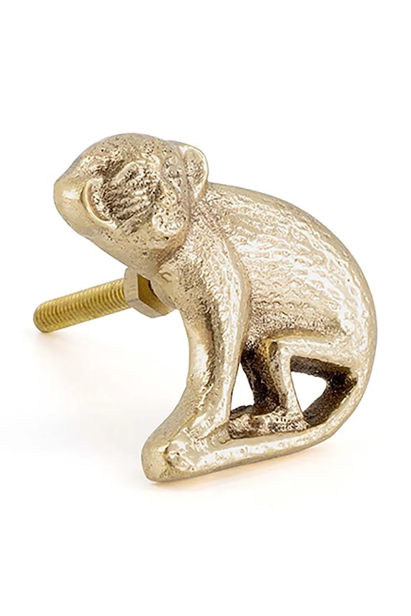 Πόμολo Doing Goods Peppin Monkey 4,5 x 4 x 6,5 cm κίτρινο 1.10.15.008.923.4