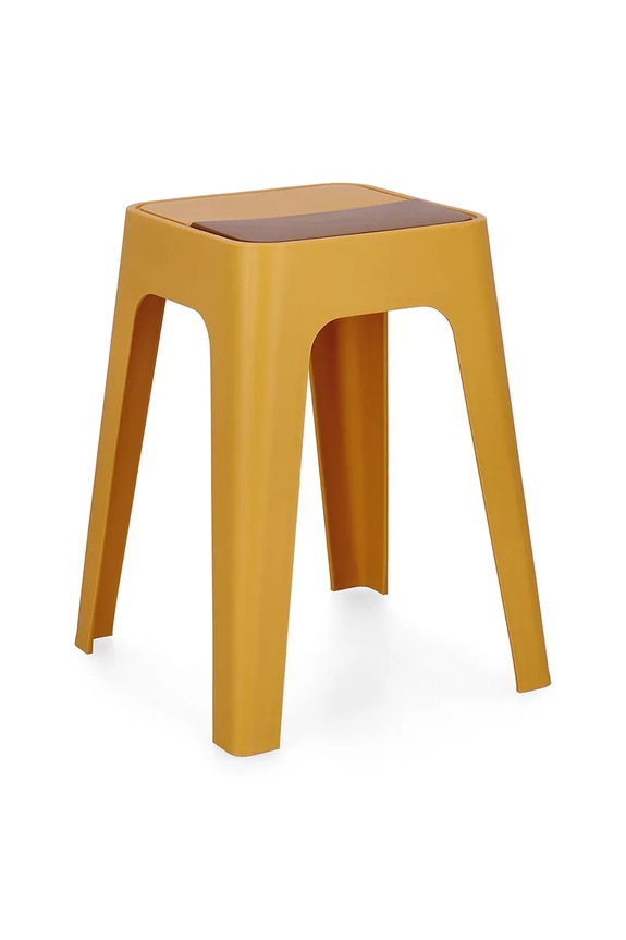 Bizzotto stołek Hobbit 36,5 x 36,5 x 46,5 cm żółty 734511