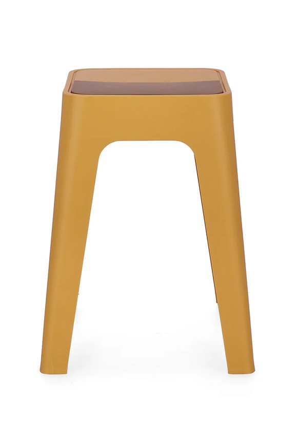 Bizzotto stołek Hobbit 36,5 x 36,5 x 46,5 cm 734511 żółty AA00