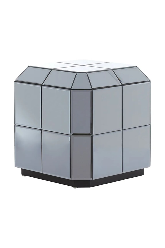 Living și dormitor Light & Living masă Luciano 40 x 40 x 40 cm 5516627 gri