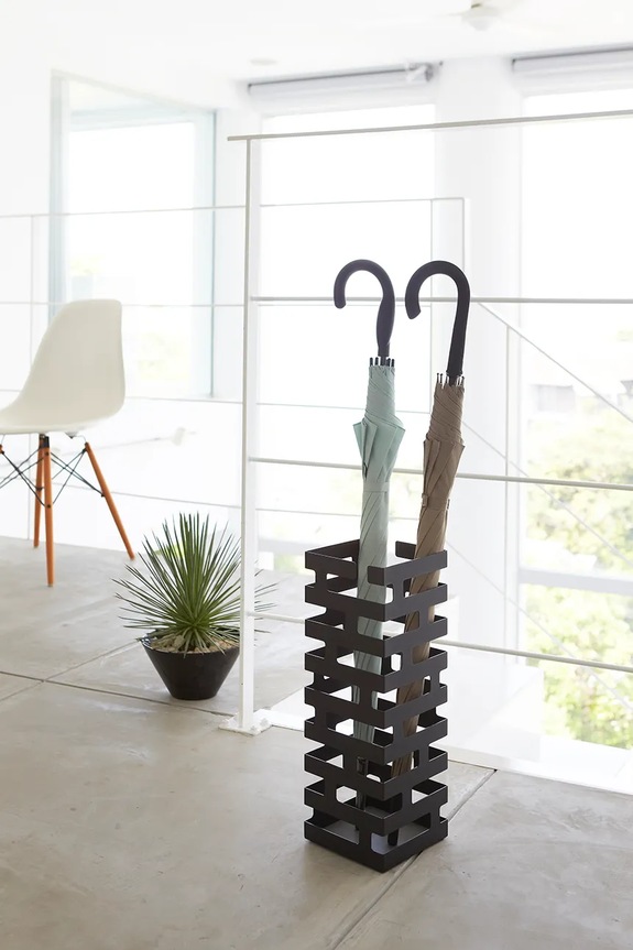 Yamazaki esernyőtartó Brick 15 x 15 x 43 cm fekete 2363