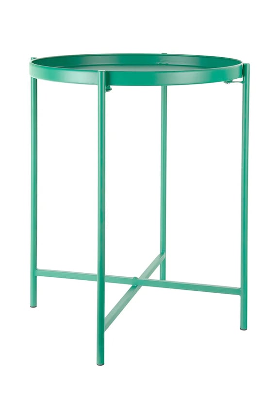 Leitmotiv stolik 40 x 49 cm zielony LM2333GR