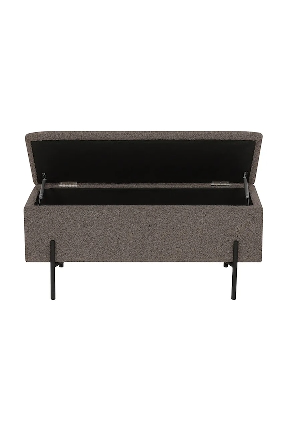 House Nordic bancă/organizator Watford 95 x 36,5 x 43 cm 1409076 maro AA00