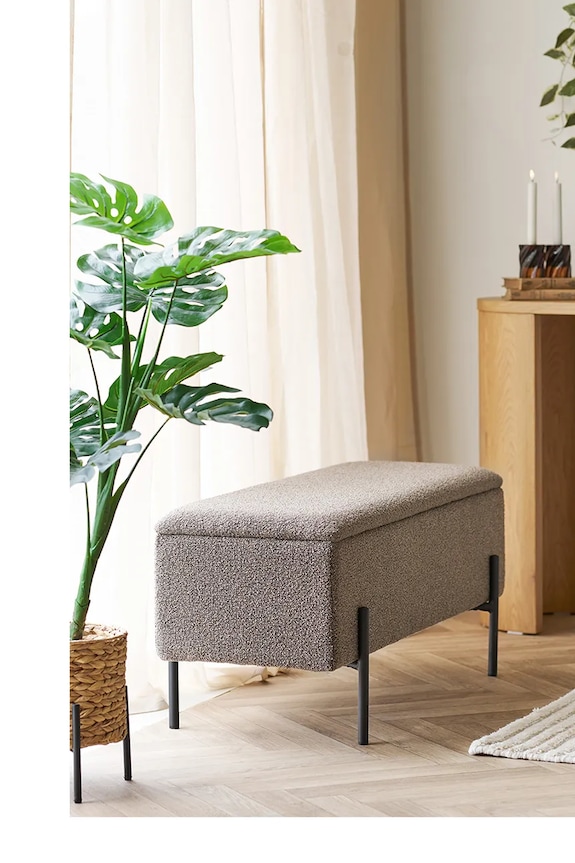 House Nordic bancă/organizator Watford 95 x 36,5 x 43 cm 1409076
