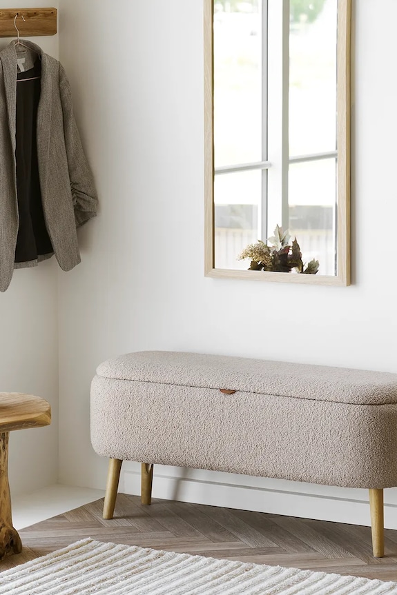 Πάγκος με αποθηκευτικό χώρο House Nordic Harlow 95 x 37 x 45 cm 1401310