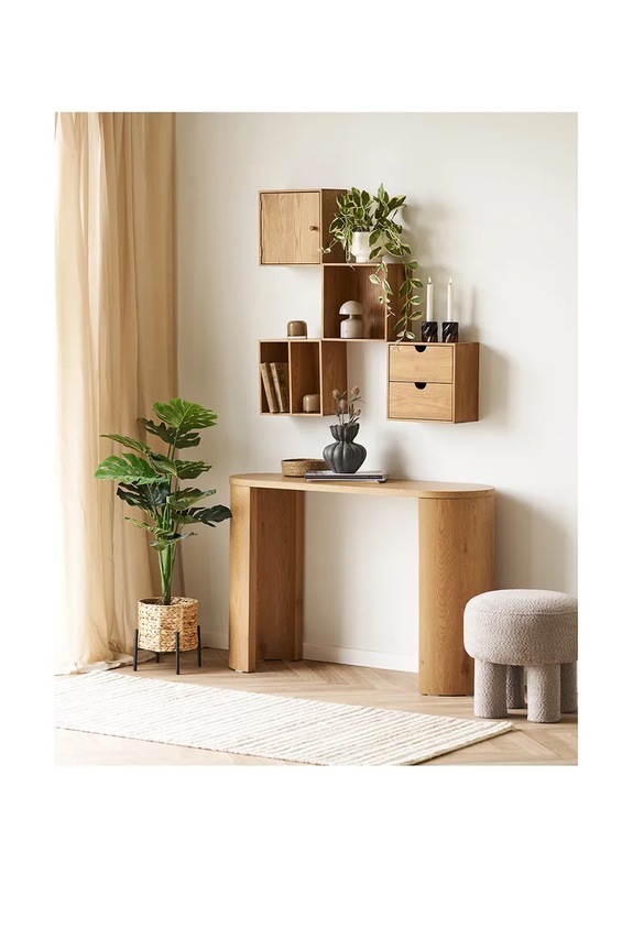 House Nordic fali polc Townsville 18 x 30 x 30 cm barna 4291142