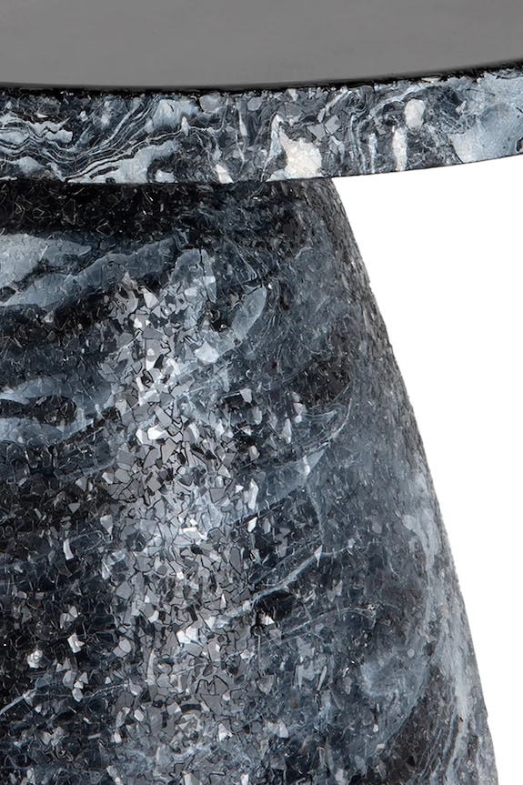 Τραπέζι Leitmotiv Mosaic Marble 29 x 42 cm LM2322BK μαύρο AA00