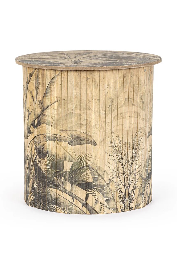 Τραπέζι Bizzotto Nariko 40 x 40 cm μπεζ 740978