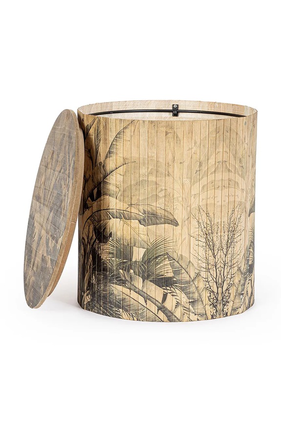 Τραπέζι Bizzotto Nariko 40 x 40 cm 740978 μπεζ AA00