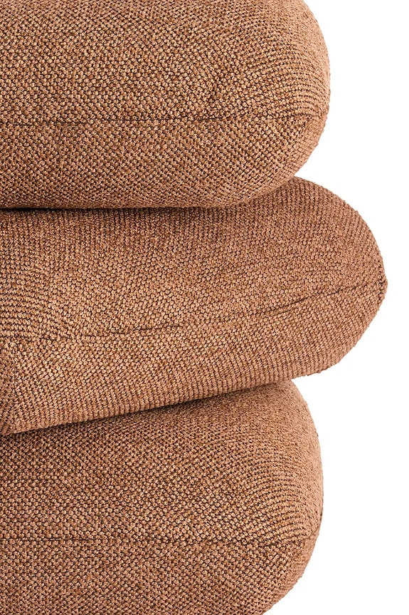 Nappali és hálószoba Light & Living puff Laurie 44,5 x 44,5 x 44,5 cm 6893283 narancssárga