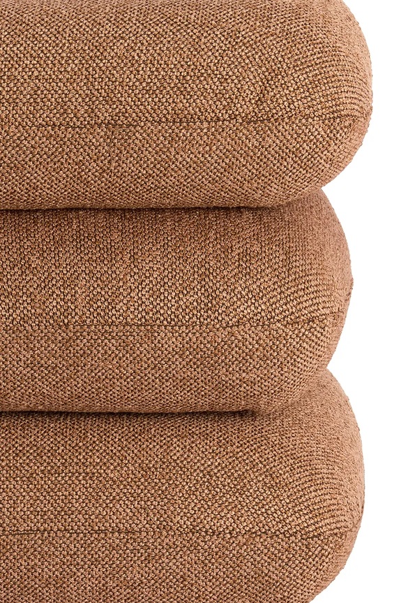 Light & Living puff Laurie 44,5 x 44,5 x 44,5 cm narancssárga 6893283