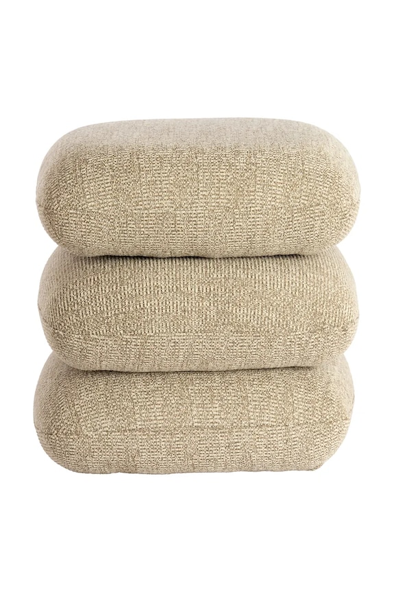 Light & Living puff Laurie 44,5 x 44,5 x 44,5 cm bézs 6893282