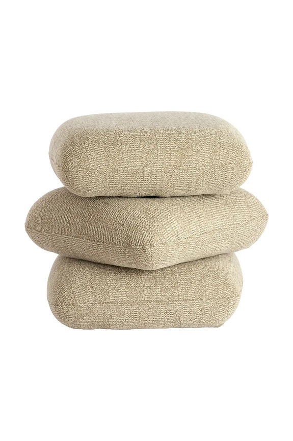 Light & Living puff Laurie 44,5 x 44,5 x 44,5 cm 6893282 bézs AA00