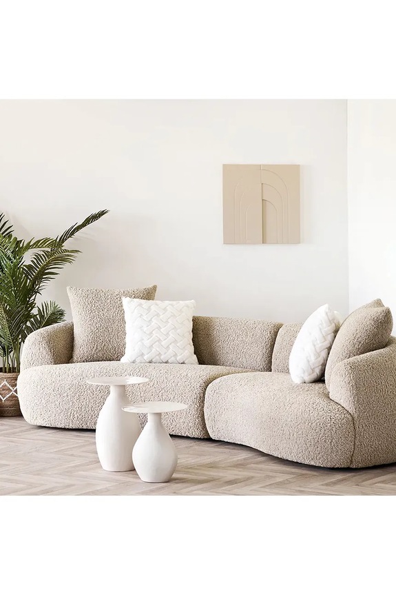 Вітальня та спальня Столик House Nordic Calais 36 x 50 cm 2151500 бежевий