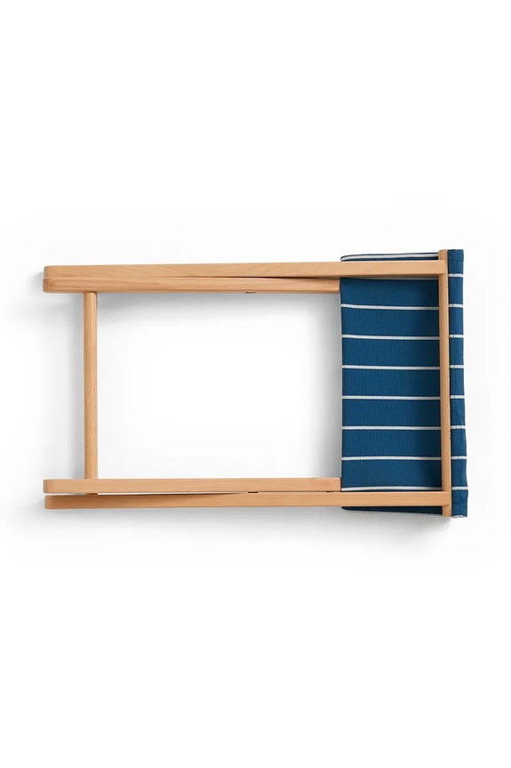 Salon i sypialnia HAY stołek z drewna bukowego 46 x 40 x 37 cm AE971.E865 niebieski