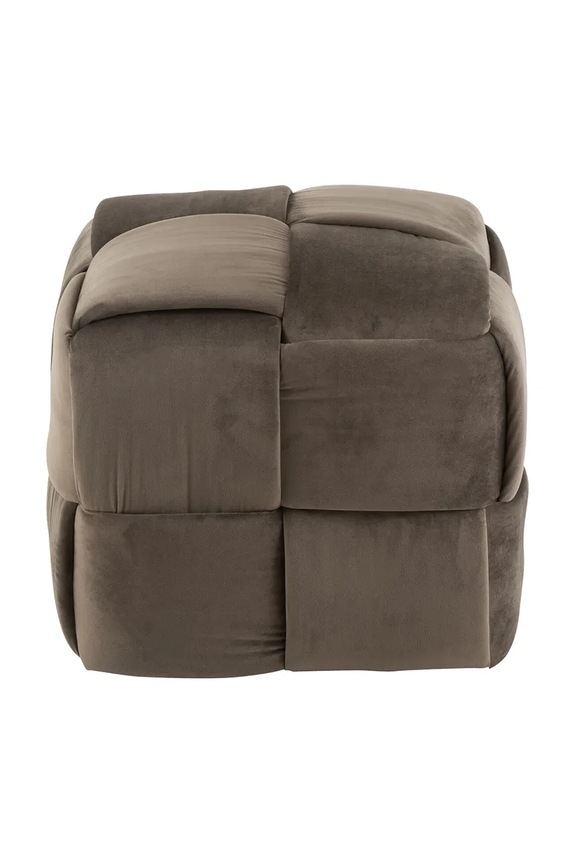 J-Line pufa z materiału tekstylnego 15416 brązowy AA00