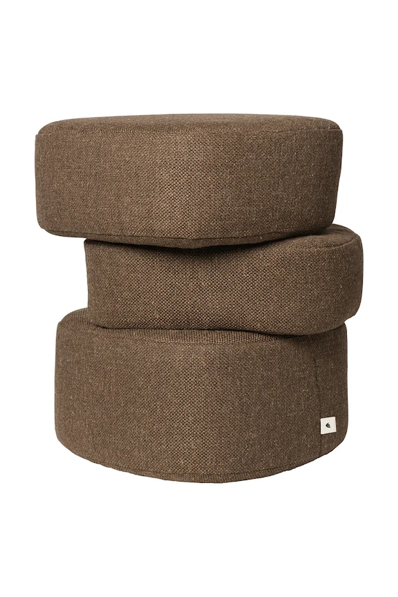 Ferm Living pufa 46 x 43 x 41 cm brązowy 1104273187