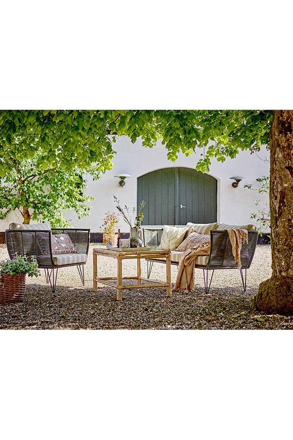 Bloomingville stolik kawowy z drewna bambusowego 90 x 50 x 60 cm 82040935
