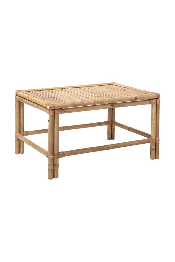 Bloomingville stolik kawowy z drewna bambusowego 90 x 50 x 60 cm 82040935 beżowy AA00