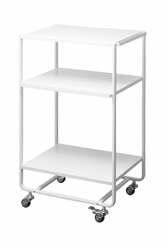 Yamazaki mebel z kółkami ze stali 38 x 49 x 81,5 cm biały 4918