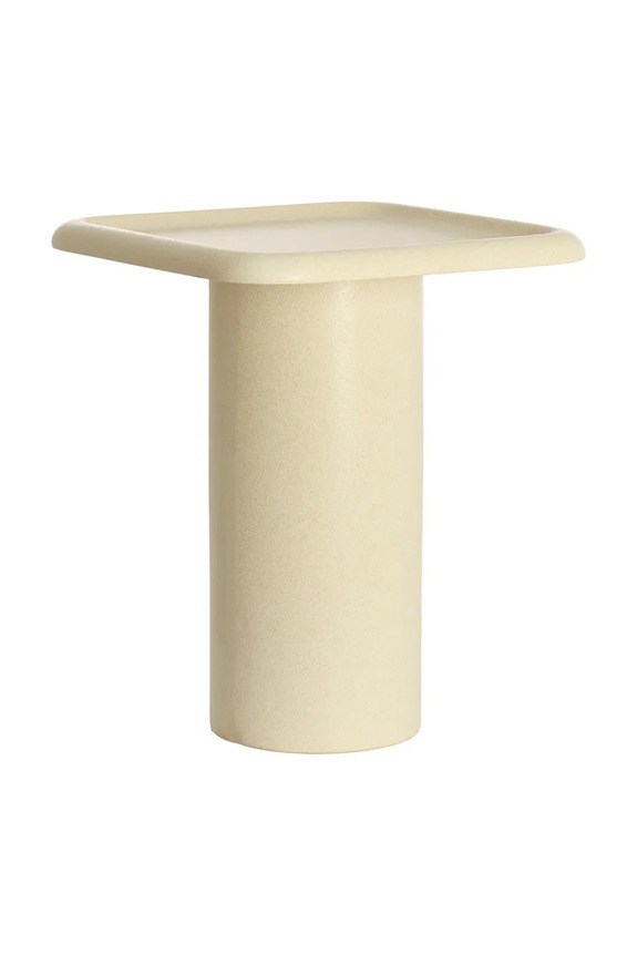 Light & Living stolik boczny z ceramiki 40 x 40 x 48 cm 5528443 beżowy AA00
