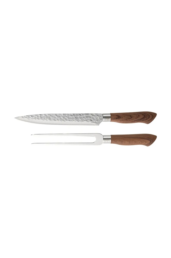 Nož i vilica za rezanje mesa Dorre Akira 37 cm smeđa 5.9131
