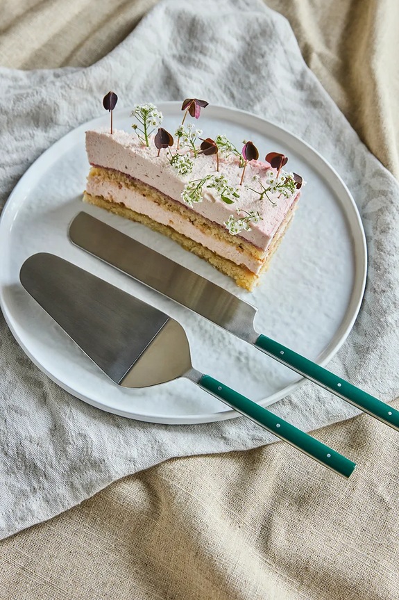 House Doctor spatulă și cuțit de tort HDLata 29 x 2,6 cm 900001326 turcoaz AA00