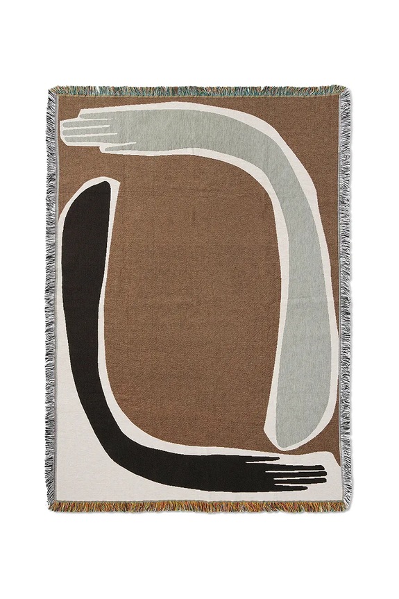 Ταπετσαρία ferm LIVING Pose Tapestry Blanket πολύχρωμο 1104269810