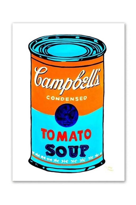 home & lifestyle riproduzione dipinta ad olio Campbell's Tomato Soup, Andy Warhol multicolore 181603