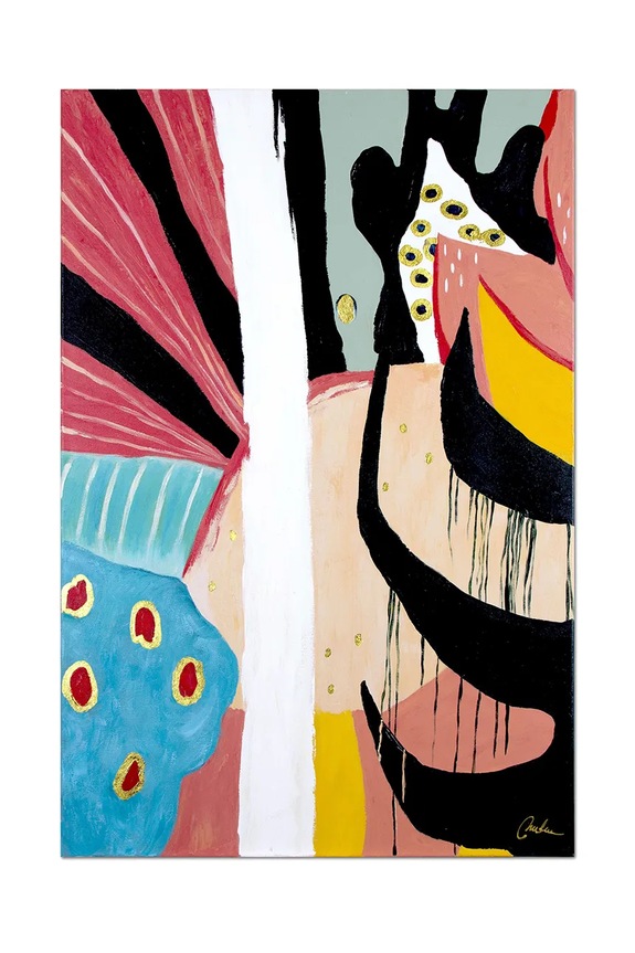 home & lifestyle kézzel festett kép többszínű 181604