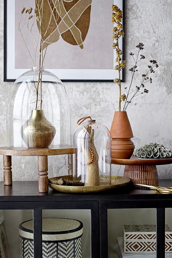 Διακόσμηση τοίχου Bloomingville Takuto μπεζ 82050228