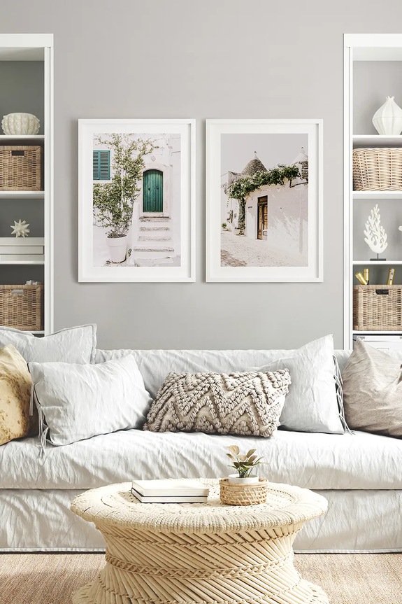 Nappali és hálószoba home & lifestyle fali dekoráció keretben 1541201.24041 többszínű