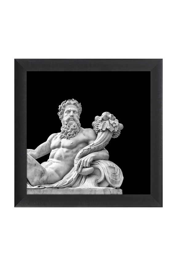 home & lifestyle decorațiune de perete cu ramă ZEUS 70 x 70 cm multicolor 1549701.5361
