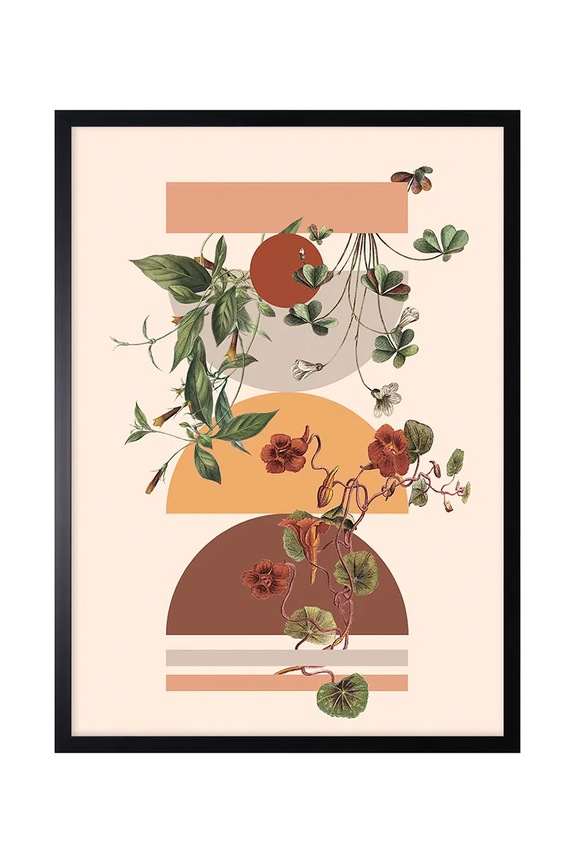 Nástenná dekorácia v ráme 50 x 70 cm viacfarebná 1541201.5236