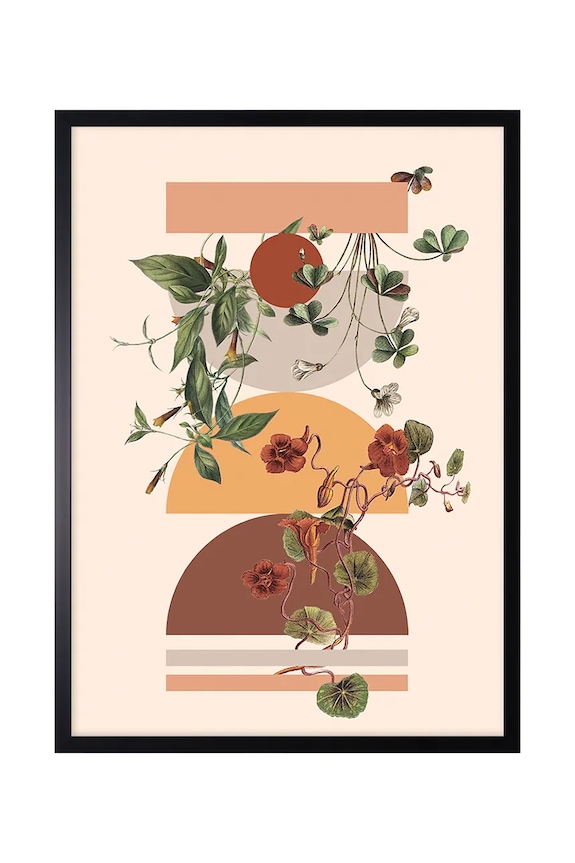 Nástenná dekorácia v ráme 50 x 70 cm viacfarebná 1541201.5236