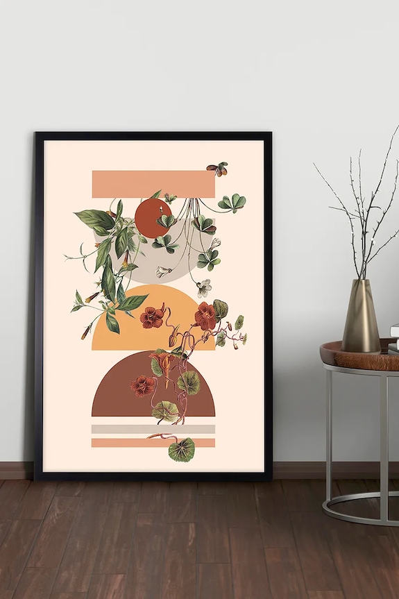 Obývacia izba a spálňa Nástenná dekorácia v ráme 50 x 70 cm 1541201.5236 viacfarebná