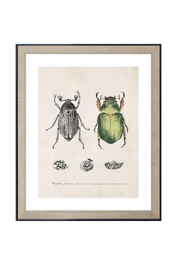 decorațiune de perete cu ramă 40 x 50 cm multicolor 1529211.23099