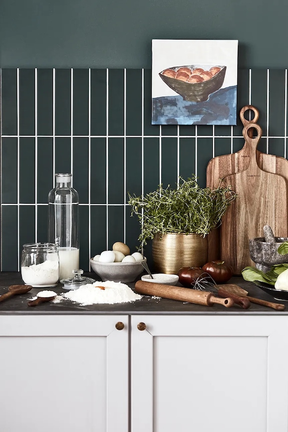 Dnevna soba in spalnica Stenska dekoracija House Doctor HDBowl 25 x 25 cm 208582069 pisana