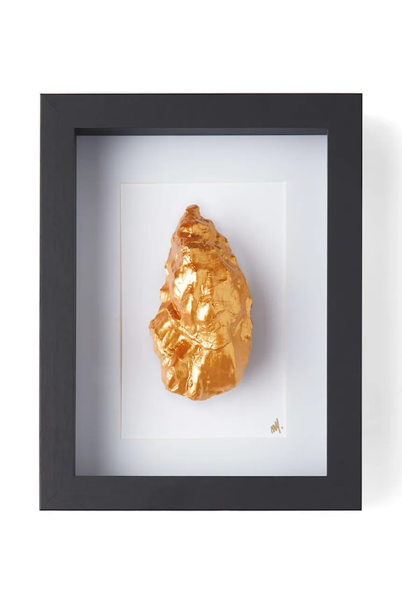 Настенная декорация в раме Maria el Mar Single Oyster 22 x 17 cm чёрный 1214