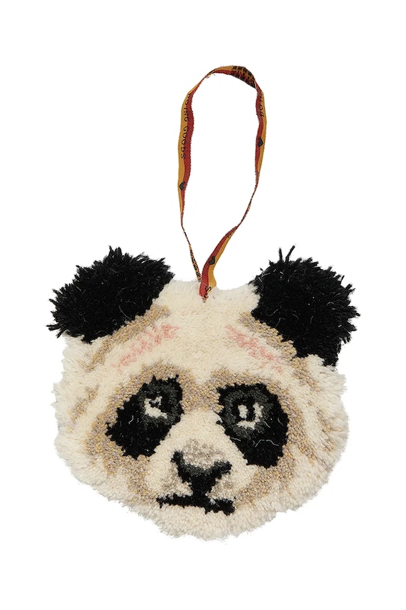 Nástenná dekorácia Doing Goods Plumpy Panda 19 x 16 x 2 cm viacfarebná 1.45.10.049.020.3