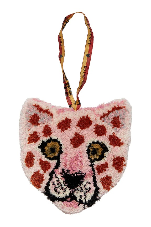 Doing Goods decoratiune de perete Pinky Leopard 20 x 22 x 2 cm multicolor 1.45.10.038.030.3