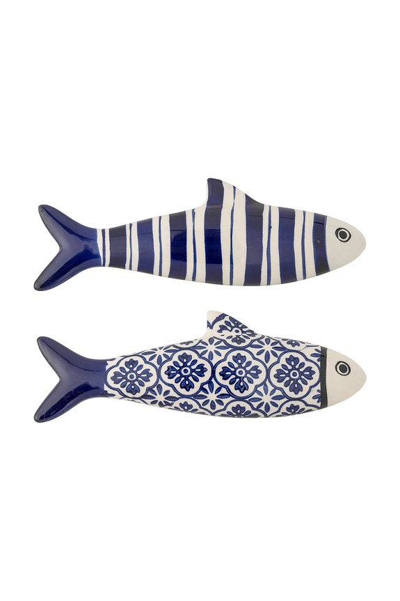 Настінні декорації Bloomingville Dunne 26 x 9 cm 2-pack темно-синій 82065381