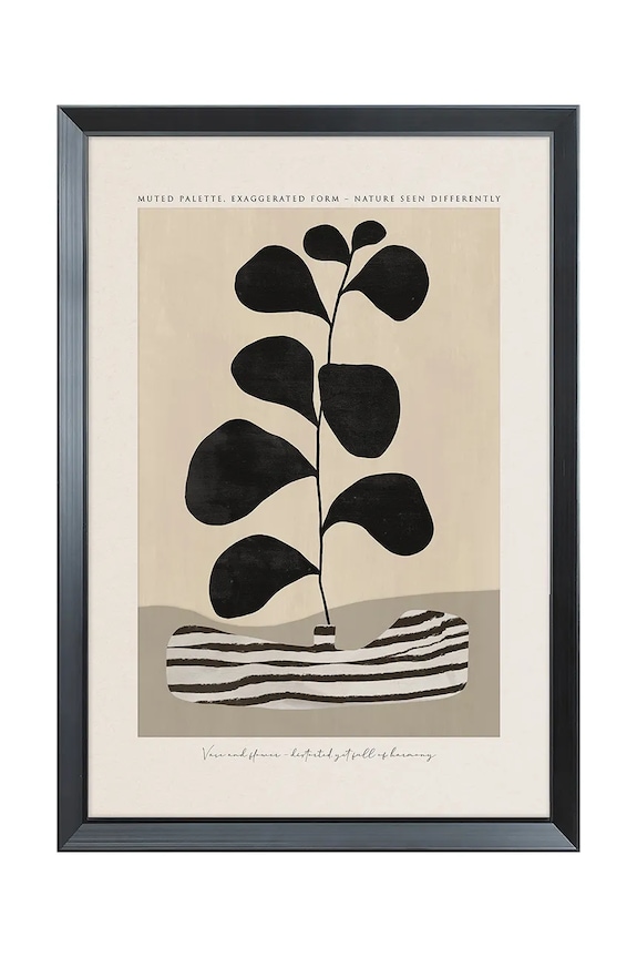 Inne dekoracja ścienna w ramie 50 x 70 cm czarny 15.41.211.25048
