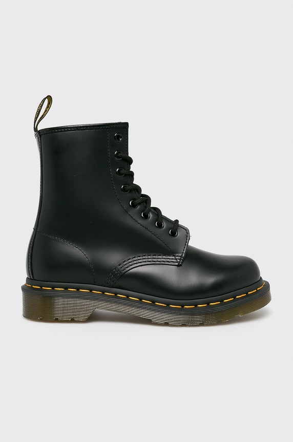 Dr. Martens - Botki 1460 W płaski czarny 11821006.1460.W